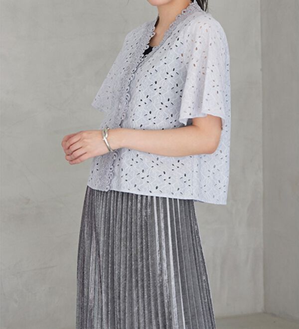 RANAN（ラナン）の「レースコンビブラウス（ブラウス）」｜詳細画像