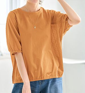 BELLUNA（ベルーナ）の「＜猛暑対策＞風が通りぬけるドルマンプルオーバー（Tシャツ）」｜詳細画像
