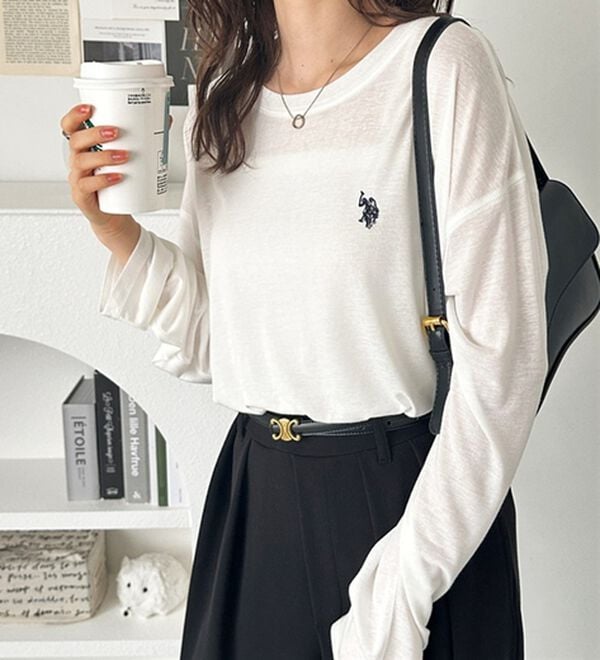 GeeRA（ジーラ）の「【Ｕ．Ｓ．ＰＯＬＯ　ＡＳＳＮ．】スラブシアーロンＴ（Tシャツ）」｜詳細画像