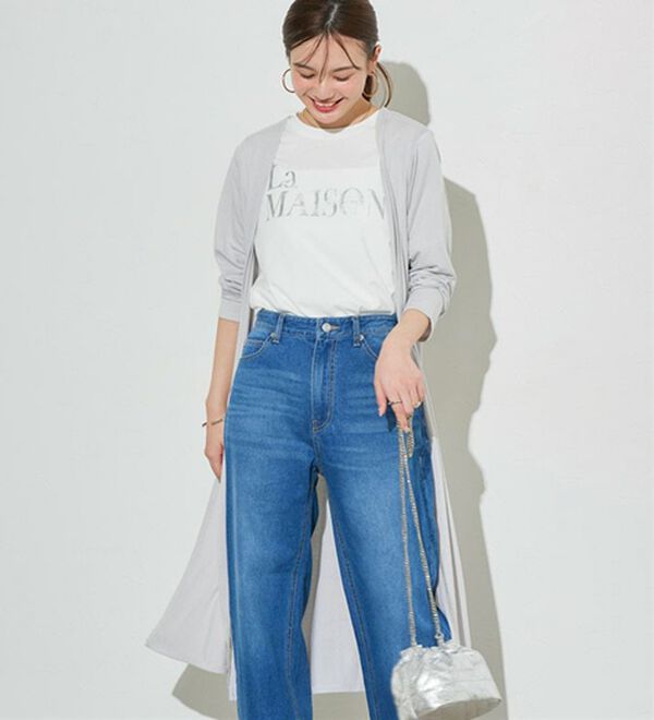 Pierrot（ピエロ）の「【Ｍ～３Ｌ】【選べる２丈】接触冷感トッパーカーディガン（その他カーディガン）」｜詳細画像