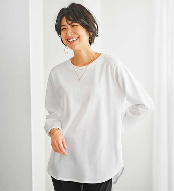 BELLUNA（ベルーナ）の「静電気防止インナー付Ｖネックベストアンサンブル（アンサンブル）」｜詳細画像