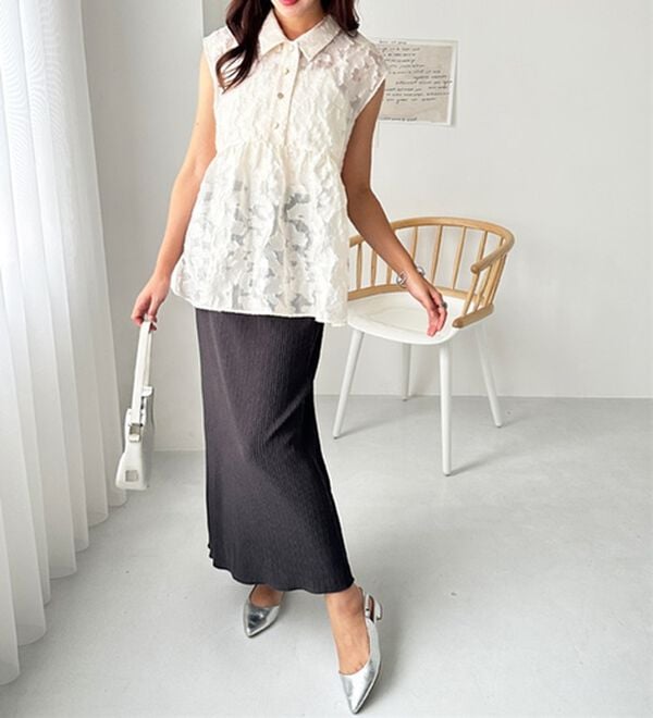 GeeRA（ジーラ）の「セルフカット美脚魅せタイトスカート（ロングスカート）」｜詳細画像