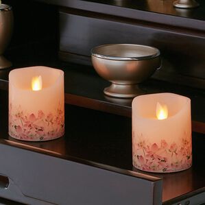 「火を使わないＬＥＤろうそく２個組（仏壇・仏具）」｜はす