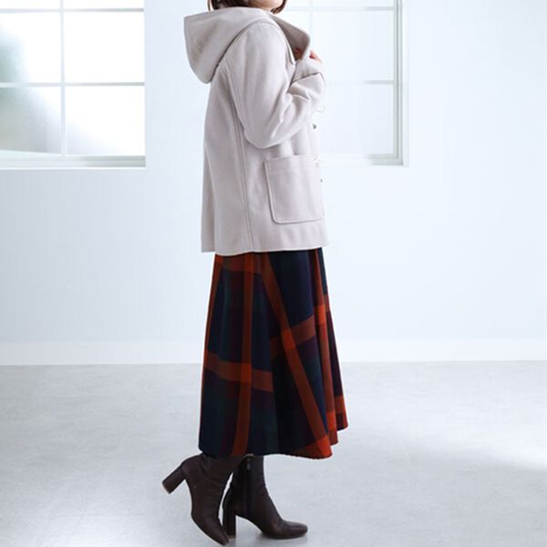 BELLUNA（ベルーナ）の「ウール調素材ダッフルコート（ショートコート）」｜詳細画像