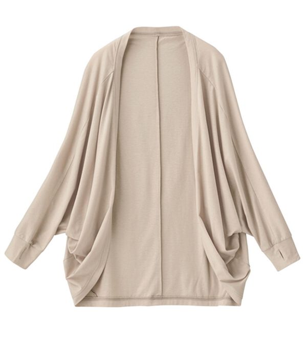 GeeRA（ジーラ）の「接触冷感！ドルマンカットソーカーディガン（ニットカーディガン）」｜詳細画像