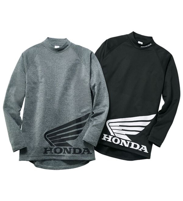 「＜ＨＯＮＤＡ＞ビッグロゴ防風インナー（メンズ肌着・インナーウェア）」｜2色組