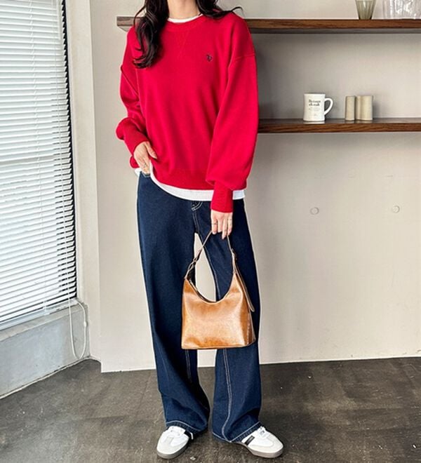GeeRA（ジーラ）の「【U.S. POLO ASSN.】スウェットライクニット（ニット・セーター）」｜詳細画像