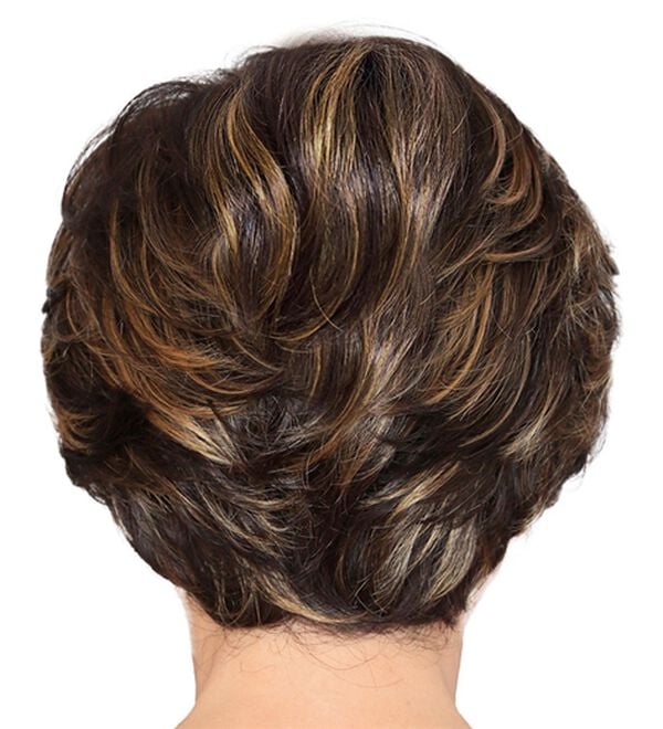 「華麗なメッシュのフルウィッグ（ウィッグ・ヘアピース・エクステ）」｜詳細画像