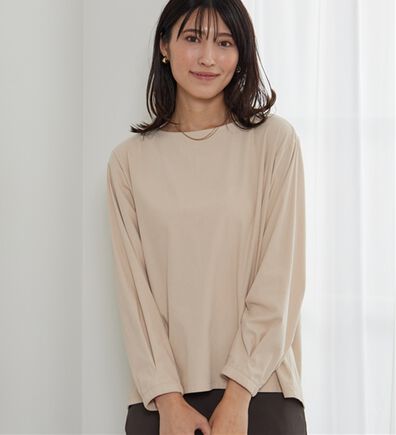 BELLUNA（ベルーナ）の「ふんわりコーデュロイ素材プルオーバー（カットソー）」