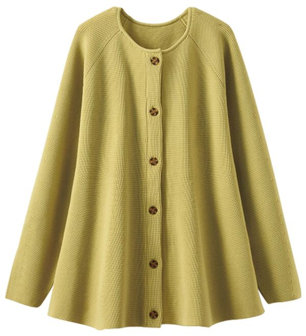 BELLUNA（ベルーナ）の「上品スポンディッシュニットペプラムカーディガン（ニットカーディガン）」｜詳細画像