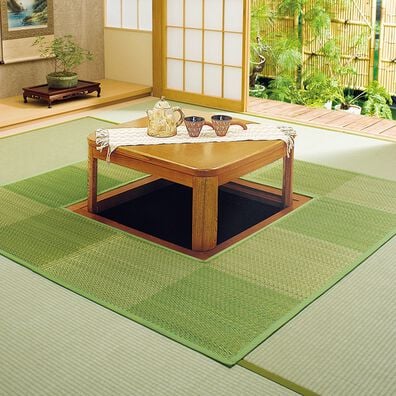 「掘りごたつ用い草ラグ（い草ラグ）」