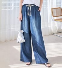 Viola e Viola（ヴィオラ エ ヴィオラ）の「涼やか！軽やか！極薄デニムイージーパンツ（その他パンツ）」