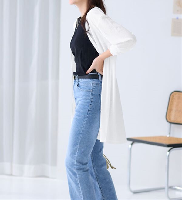 Viola e Viola（ヴィオラ エ ヴィオラ）の「【選べる丈】こなれカーデ（その他カーディガン）」｜詳細画像