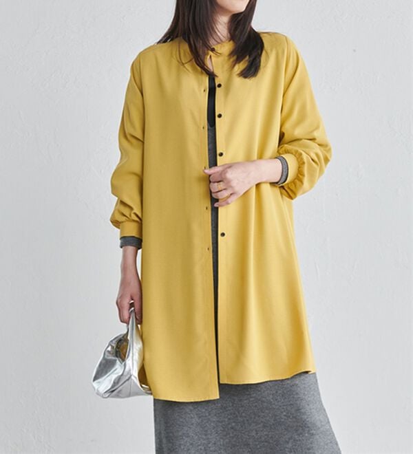 RANAN（ラナン）の「２ＷＡＹボタン使いフレアーブラウス（ブラウス）」｜詳細画像