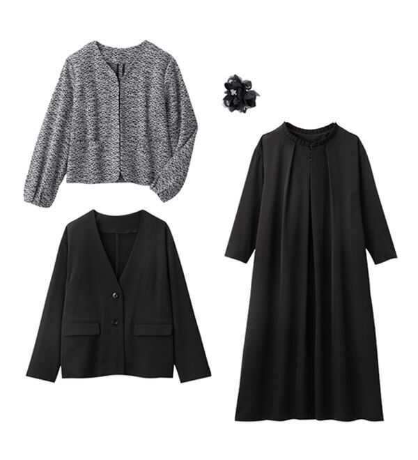 Viola e Viola（ヴィオラ エ ヴィオラ）の「【４点セット】入卒お任せ！２ジャケットワンピーススーツ（その他スーツ）」｜詳細画像