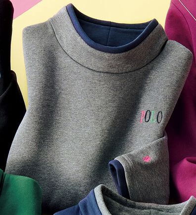 ルフラン（ルフラン）の「【ＰＯＬＯ　ＢＣＳ】軽やか裏起毛ロングプルオーバー（カットソー）」