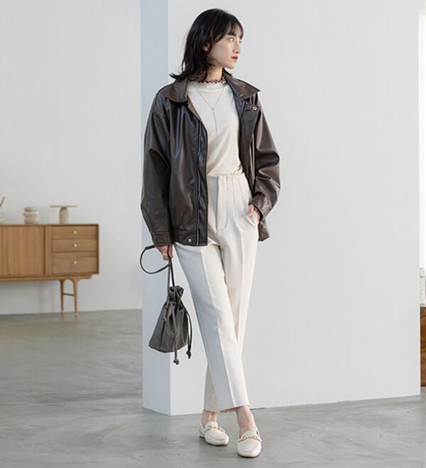 BELLUNA（ベルーナ）の「重ね着風フリル衿プルオーバー（カットソー）」｜詳細画像