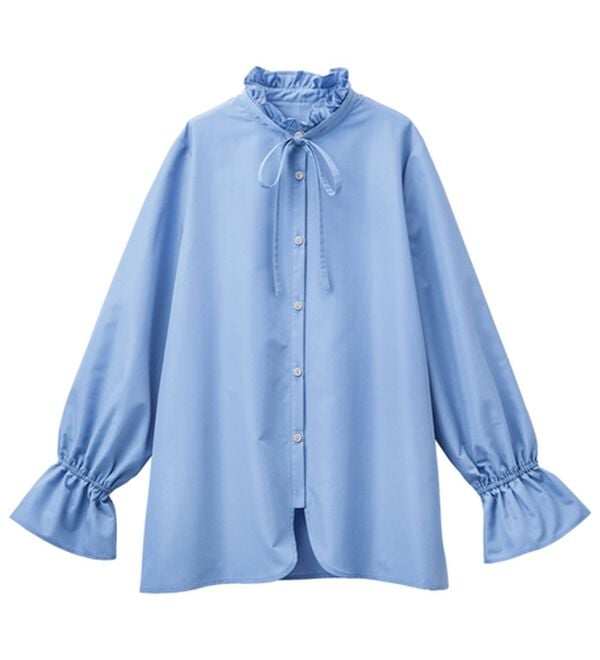 RANAN（ラナン）の「プチフリルリボン付きブラウス（ブラウス）」｜詳細画像