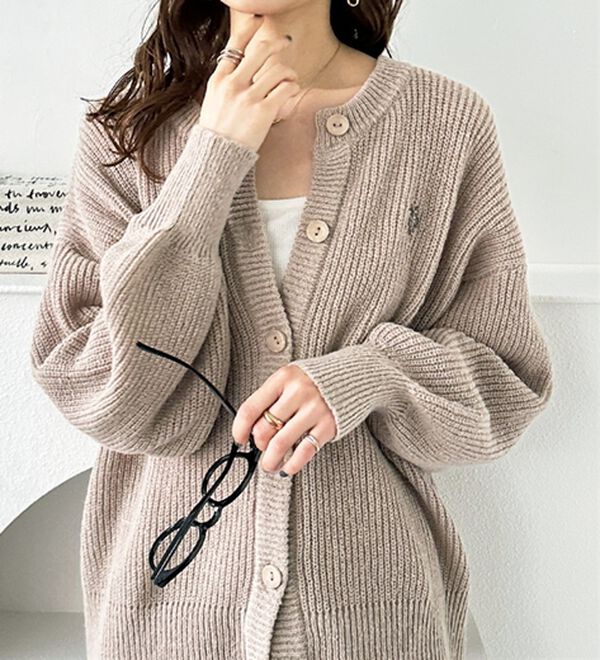 GeeRA（ジーラ）の「【Ｕ．Ｓ．ＰＯＬＯ　ＡＳＳＮ】ニットカーディガン（ニットカーディガン）」｜詳細画像