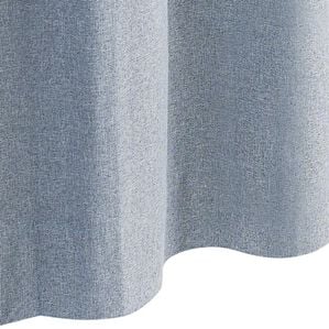 「軽量でお手入れがラク１００サイズ断熱・保温・遮光１００％カーテン（ドレープカーテン）」｜ブルー