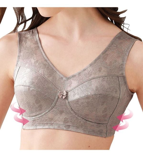 LAVIENNE（ラヴィエンヌ）の「【４色組】グラマーさんのもっとコンフォートブラ（ブラジャー）」｜詳細画像