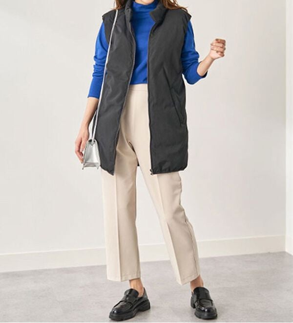 BELLUNA（ベルーナ）の「吸湿発熱ハイネックプルオーバー（カットソー）」｜詳細画像