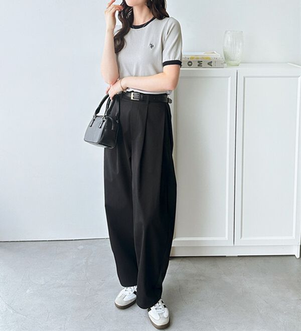 GeeRA（ジーラ）の「【ＵＳ．ＰＯＬＯ．ＡＳＳＮ】配色ニットプルオーバー（ニット・セーター）」｜詳細画像