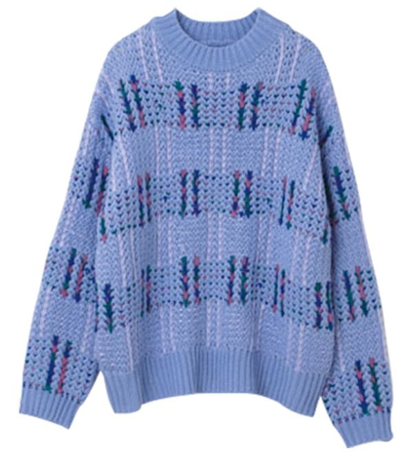 RANAN（ラナン）の「カラフルニットプルオーバー（ニット・セーター）」｜詳細画像