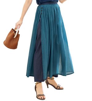 ルフラン（ルフラン）の「涼風まとう＊りらさらパン（その他パンツ）」｜グリーン系