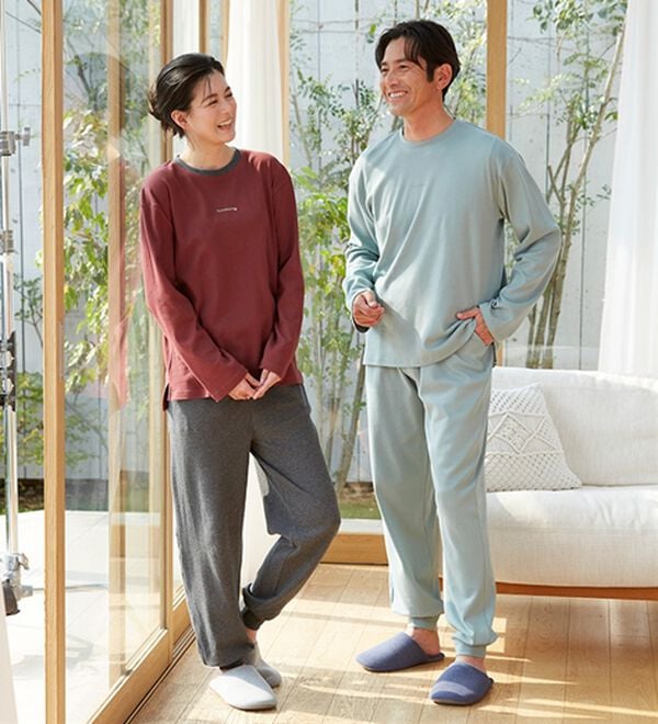 「肌に優しい綿１００％なめらかスムースパジャマ（メンズルームウェア）」｜詳細画像