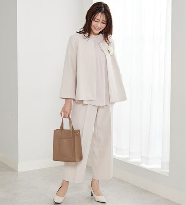 BELLUNA（ベルーナ）の「＜セレモニースタイル＞パール付袖フレアージャケット（その他ジャケット）」｜詳細画像