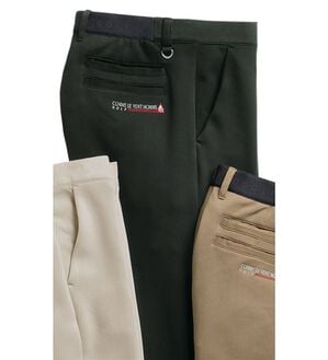 「＜コムルヴァン・オム・ゴルフ＞ゴルフ仕様のアクティブチノパンツ（メンズチノパンツ）」｜ブラック