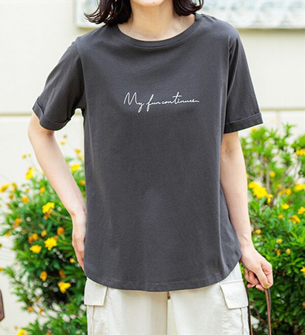 BELLUNA（ベルーナ）の「ヒンヤリ！着映えプリントプルオーバー（カットソー）」｜詳細画像