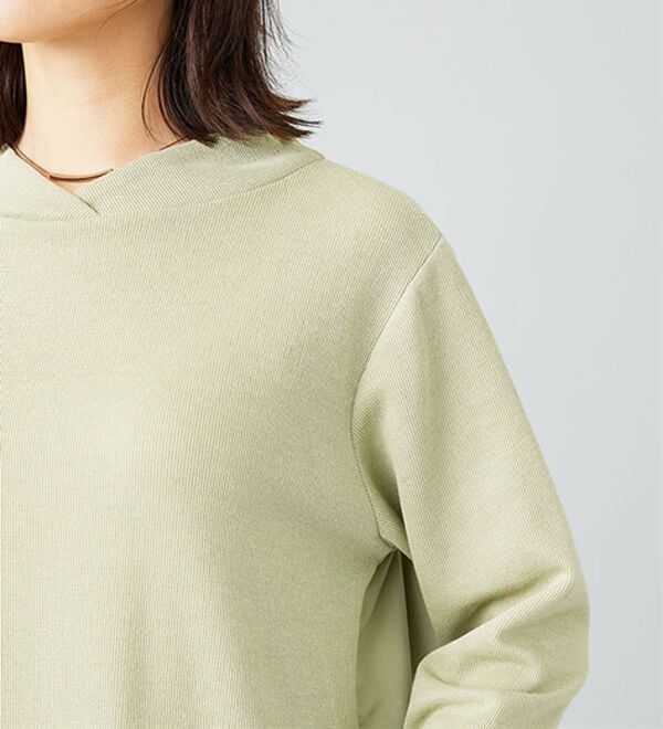 BELLUNA（ベルーナ）の「ラメ調バックフレアー切替プルオーバー（カットソー）」｜詳細画像