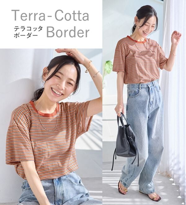 Viola e Viola（ヴィオラ エ ヴィオラ）の「ほんのり透け感綿混セミシアートップス（カットソー）」｜詳細画像