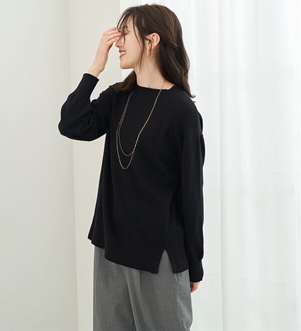 BELLUNA（ベルーナ）の「洗える大人の贅沢ニット（ニット・セーター）」｜詳細画像