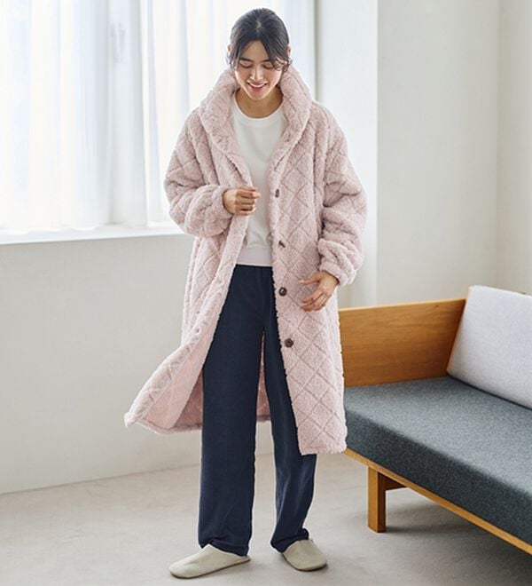 LAVIENNE（ラヴィエンヌ）の「肌側綿１００％あったかフリースボトム（その他パンツ）」｜詳細画像