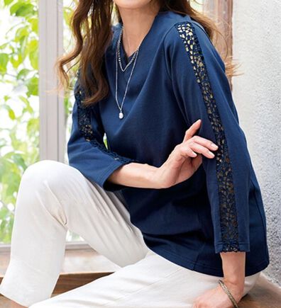 ルフラン（ルフラン）の「【ｋｉｒａｍｅｋ】コットン１００％プルオーバー（カットソー）」