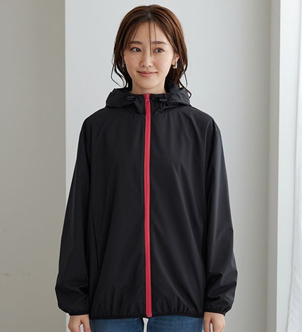 BELLUNA（ベルーナ）の「花粉対策！防風×はっ水パーカー（ブルゾン）」｜詳細画像