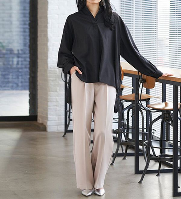 RANAN（ラナン）の「バックレースチュニックブラウス（ブラウス）」｜詳細画像