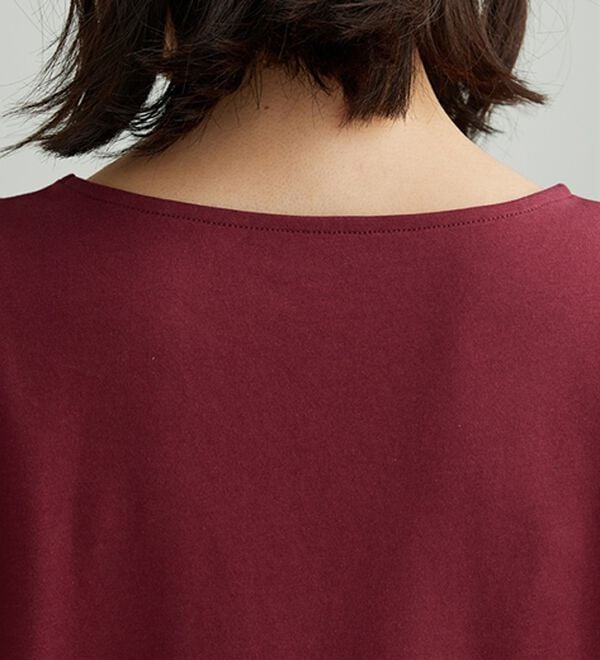 BELLUNA（ベルーナ）の「ヒンヤリ！袖タックデザインプルオーバー（カットソー）」｜詳細画像