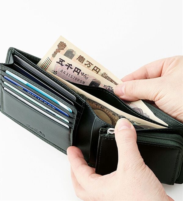 「＜アーノルド　パーマー＞使い勝手を追求したディアスキン財布（メンズ財布・パスケース）」｜詳細画像