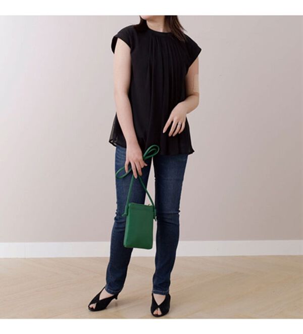 BELLUNA（ベルーナ）の「リブ使いチュール重ねブラウス（ブラウス）」｜詳細画像