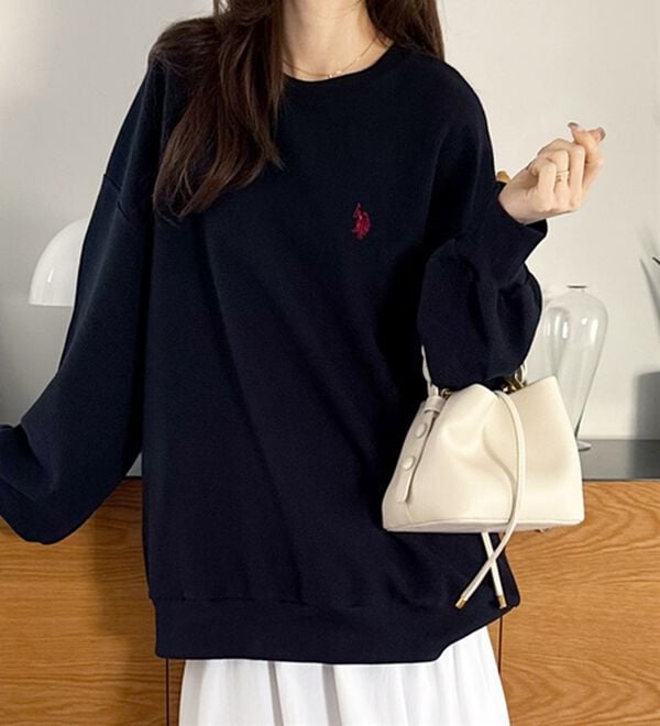 GeeRA（ジーラ）の「【U.S.POLOASSN】オーバーサイズワッフルスウェット（カットソー）」｜詳細画像