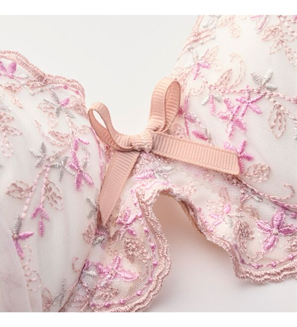 YU'NOW（ユナウ）の「ぷるるん谷間のノンワイヤーブラ＆ショーツ（ブラジャー＆ショーツセット）」｜詳細画像