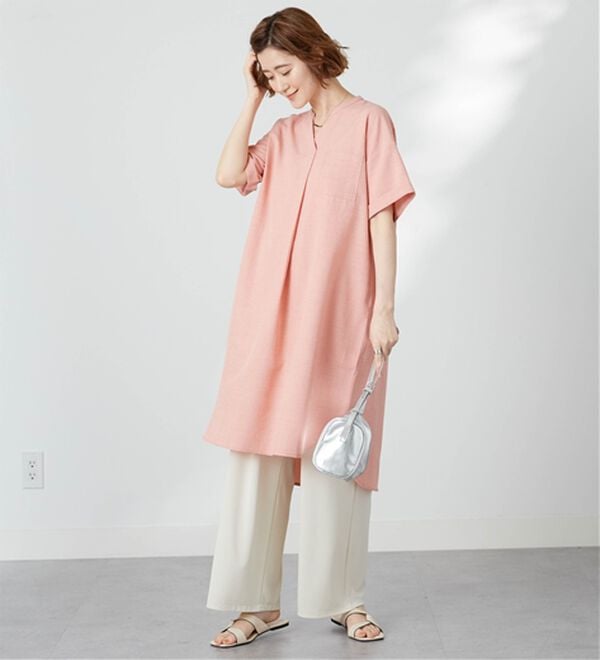 BELLUNA（ベルーナ）の「夏映え！スキッパー衿ワンピース（その他ワンピース）」｜詳細画像