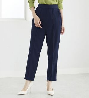 BELLUNA（ベルーナ）の「桜オイル加工テーパードパンツ（テーパードパンツ）」｜ネイビー