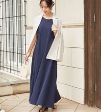 RANAN（ラナン）の「綿１００％フレアーロングワンピース（ロングワンピース）」