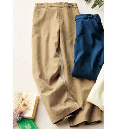 ルフラン（ルフラン）の「  ＜リュクスガーゼ＞セミワイドパンツ（ワイドパンツ・ガウチョ）」