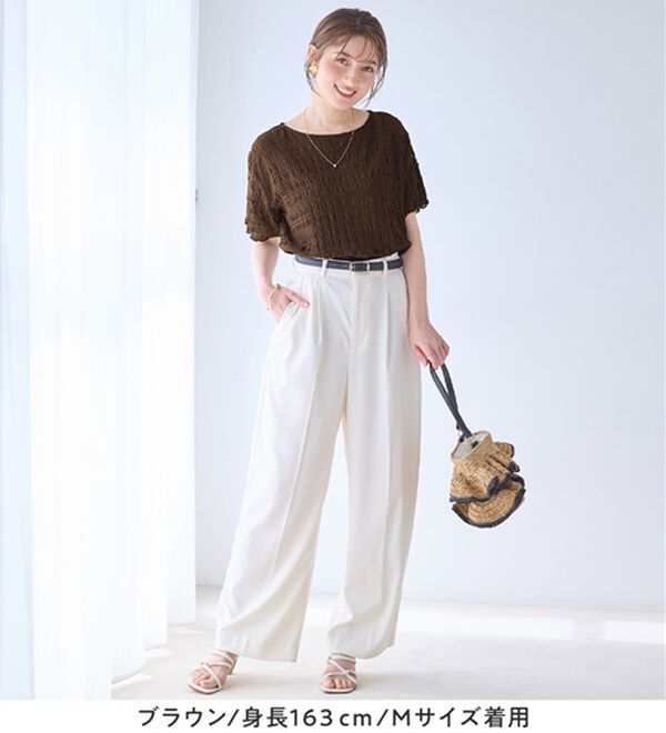 alotta（アロッタ）の「シアーシャーリングプルオーバー（カットソー）」｜詳細画像